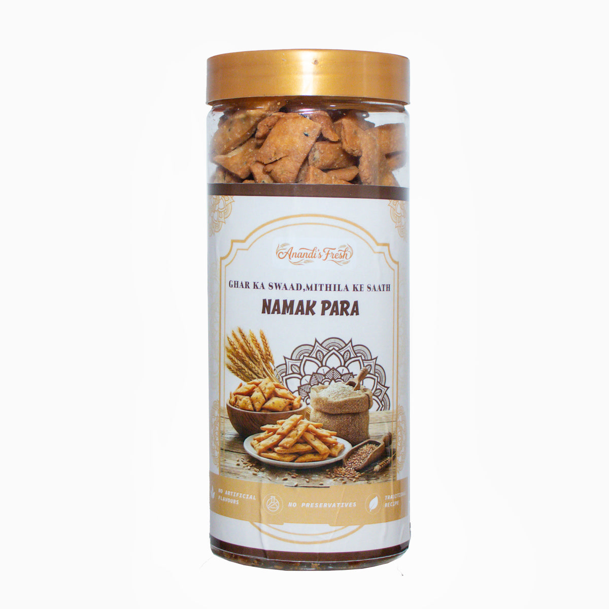 Anandi's Fresh Aata Namak Para ( Nimki ) – Crunchy